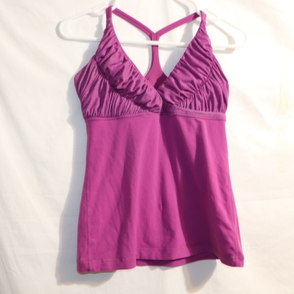 Lululemon Pure Balance Tank Flash / Raspberry - Picture 6 of 13